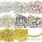 200pcs Czech Crystal Rhinestone Wavy Rondelle Spacer Beads 4mm 5mm 6mm 8mm 10mm