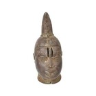 Benin Bronze Portrait Figure Nigeria