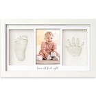 Alpine White Baby Handprint And Footprint Keepsake Frame - Personalized Gift