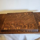  Antique Singer Treadle Sewing Machine Cabinet Top lid Complete Tiger Oak 1910  