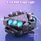 Rgb Led Spider Stage Lighting W laser Moving Head Party Light Dmx Dj Disco Xmas