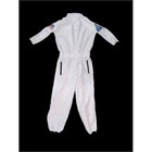White Nasa Patch Flight Suit With American Flag