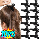 Black Butterfly Hair Clips Woman Girl Hairpins Styling Holding Tools Hair Sectio