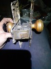Vintage Antique Solid Brass Door Knob Set 