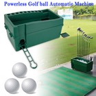 Green Golf Ball Dispenser Auto Tee Up Machine Golf Club Organizer W  Cue Holder