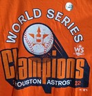Fanatics Houston Astros World Series Champions 2022 Men s T-shirt Orange Medium