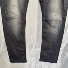 Pepe Jeans London Jeans Mens Gray Slim Fit Stretch Denim Distressed Skinny Leg