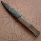 Vintage Scottish Dirk Dagger W sheath Wood Handle 7 3 4  Overall