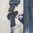 Slot Car Track Curves Straights Controllers Guard Rails Bridge Supports Lot