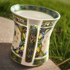 Irish Weave Bone China Celtic Cross Coffee Tea Mug Clara 9 Oz  Ireland