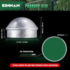 Chain Link Fence Post Caps  1-3 8in Fence Post Connecting Cap   Galvanized Steel