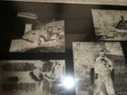 Vintage Film Negative Assorted Photos With Truck Collage Artwork 21x24 1 4 