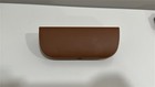 Ray-ban Brown Leather Hard Case For Glasses   Sunglasses With Snap Closure
