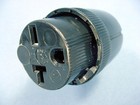 Pass   Seymour Straight Blade Connector Plug 20a 250v Nema 6-20r 6-20 5866-bk