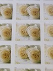 20 Forever First Class Letter Stamps White Roses Mnh 2011 Book Wedding Invites 