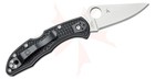 Spyderco Delica Lockback Folding Knife 3  Vg-10 Steel Blade Black Made In Japan
