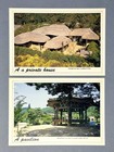 South Korea Vintage Postcard Set Of 11 Scenic Cultural Large Postcards 