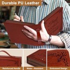 Bible Cover Case For Men Women  Mens Bible Covers Cases Leather Large Brown