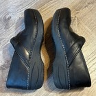 Dansko Xp 2 0 Black Leather Professional Clogs Nursing Work Shoe Womens 39 8 5-9