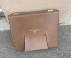 Vintage Philco T-901br Nine Transistor Am Radio With Cowhide Case