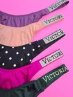 Victoria s Secret Shine Strap Thong Very Sexy Bling Panty Rhinestone Nwt