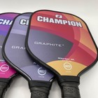 Lot Of 4 Champion Graphite X Pickleball Paddles Usapa Approved Multiple Colors