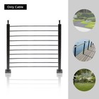 250ft 1 8  Black Stainless Steel Wire Rope - 7x7 Strand For Cable Railing