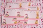 30 Vintage Easter Bunny Florist Cards Enclosers Journal Scrapbook Crafts