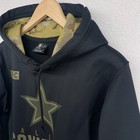 Dallas Cowboys Hoodie Mens M Nike Nfl Salute To Service Performance Pullover Blk