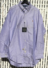 Nwt Polo Ralph Lauren Longsleeve Button Up Oxford Dress Shirt Blake Sz L Blue