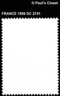 France 1999 Sc 2741 3 00f European Cat   Kitten Used No Gum Fine very Fine