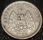   rare Only 57k Mint   1892 Asl Mexico 10 Centavos Silver Coin Km 403