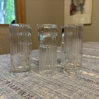 Shotgun Shell Style 6 Shot Glasses Thick Glass Vintage 1 Oz Shot Hunter Cowboy