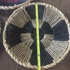 Set Of 3 Target Woven Basket Wall Art Decor Raffia Seagrass Multi Colored Target