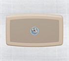 Koala Kare   Kb300-00 Baby Changing Station Beige Surface Mounted Horizontal