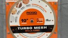 Ridgid Turbo Mesh 10  Saw Blade For Masonry Diamond Porcelain  Ceramic  Marble