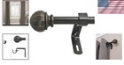 Custom Fit Vintage Bronze 5 8 Inch Curtain Rod     Adjustable From 48 To 86 Inches
