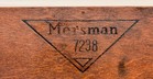 Antique Mersman Duncan Phyfe Mahogany Oval Coffee Table  7238 - 1920s - 1930s