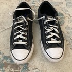 Converse Chuck Taylor All Star Low Top Black White Canvas Sneakers Men 8 Women10