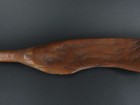 Antique Primitive Hand-carved Wood Water Bucket Carrier Neck Shoulder Yoke