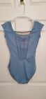 Mirella Leotard Blue Size Petite Dance Ballet 10-12