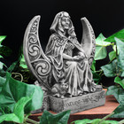 Moon Goddess Statue - Large Wiccan Stone Finish Wicca Pagan Altar Figurine Decor