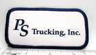 Vintage Ps Trucking Inc Jacket Patch Portland Oregon Truck Driver Advertising