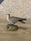 Vintage Style Austrian Vienna Cold Painted Bronze Of Partridge Bird As Is
