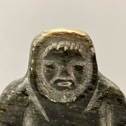 Vintage Inuit Soapstone Carving  Sculpture Signed