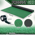 Golf Simulator Turf Putting Green Mat 6x10 Ft With Non-slip Backing