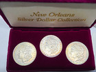 1885-o Morgan Silver Dollar  1 New Orleans Mint Silver 3-coin Set
