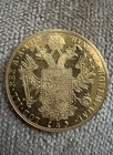 Historic 1915 Austrian 4 Ducat 23kt Gold Coin Emperor Franz-joseph Ferdinand