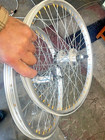 Old Mid School Vintage Bmx Freestyle Sovos 48 Spoke Alloy Wheels 1990s Era