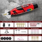 Ouba Cordless Chainsaw Sharpener Kit 54pc 12v Rotary Tool 18000rpm Chain Grinder